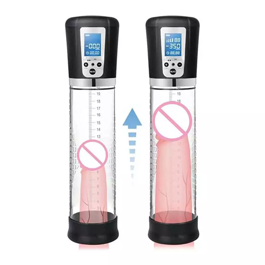 Electric Penis Pump Strong Automatic Penis Enlargement Vacuum Pump Erection Cock Enlarger Dildo Extender Sex Toys for Men Male