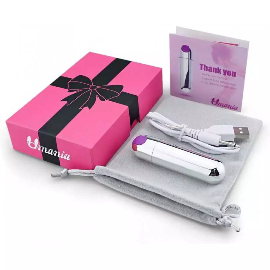 G Spot Bullet Vibrator Nipple Clitorals Stimulator USB Rechargeable for Travel - 10 Modes Portable Waterproof Mini Vaginal Anal