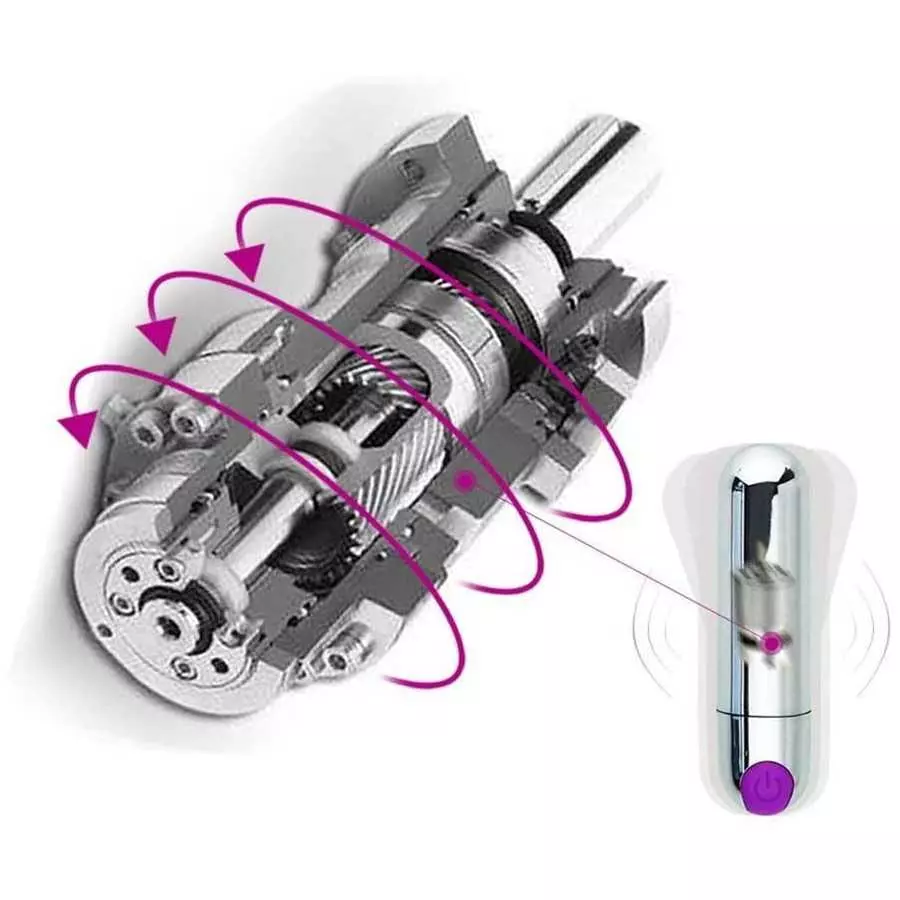 G Spot Bullet Vibrator Nipple Clitorals Stimulator USB Rechargeable for Travel - 10 Modes Portable Waterproof Mini Vaginal Anal