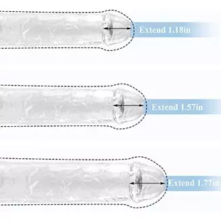 Stretchy Penis Sleeve Extender, 3 Pieces Ultra-Soft Realistic Textured Cock Extender,Penis Enlarger for Delay Ejaculation, Men & Stretchy Penis Sleeve Extender, 3 Pieces Ultra-Soft Realistic Textured Cock Extender,Penis Enlarger for Delay Ejaculation, Men &
