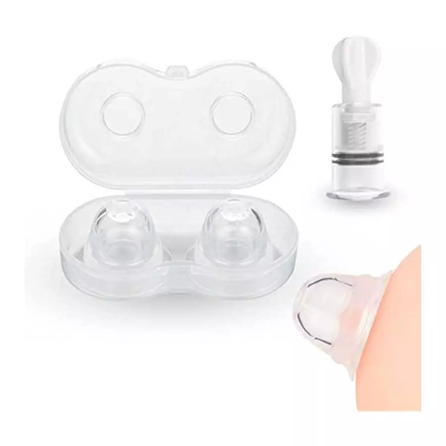 Vacuum Suction Massage Cups-Nipple Corrector Stronger Suction for Flat and Inverted Nipples Vacuum Suction Massage Cups-Nipple Corrector Stronger Suction for Flat and Inverted Nipples