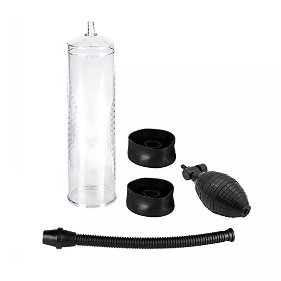 Vacuum Penis Pump for Men Erection, Manual ED Pump Enlarger Booster Penis Massage Stimulation Device for Increasing Size and Str