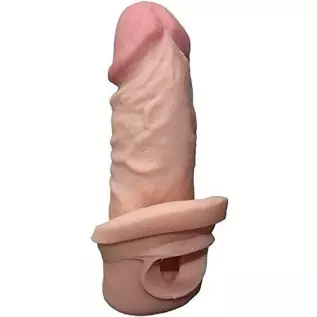 New Soft Reuse Realistic Sleeve Extender Sheath for Men Male Enhancement Extension Sleeve Black A581681 (Flesh-Colored/RR) New Soft Reuse Realistic Sleeve Extender Sheath for Men Male Enhancement Extension Sleeve Black A581681 (Flesh-Colored/RR)