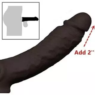 New Soft Reuse Realistic Sleeve Extender Sheath for Men Male Enhancement Extension Sleeve Black A581681 (Flesh-Colored/RR) New Soft Reuse Realistic Sleeve Extender Sheath for Men Male Enhancement Extension Sleeve Black A581681 (Flesh-Colored/RR)