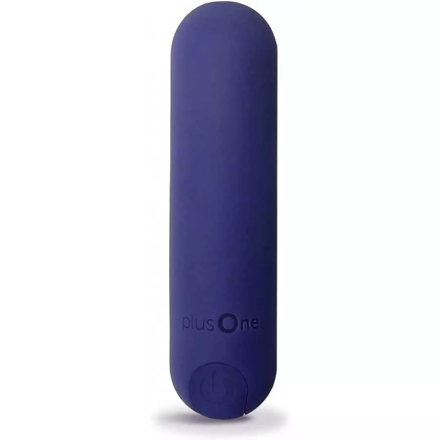 plusOne Bullet Vibrator for Women - Mini Vibrator Made of Body-Safe Silicone, Fully Waterproof, USB Rechargeable - Personal Mass