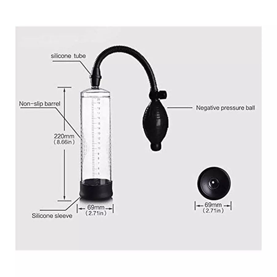 IRVY – Penispumps for Men Enlargement Pump with Tan Gel Gold - Penis Pump and Pocket Pussy Sex Toy – Masturbater for Men Penis G