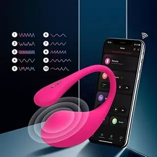 LOVENSE Lush 3 Bullet Vibrator, Upgraded Wearable Bluetooth Stimulator for Female Adult Toys, Mini Egg Style Vibrator Bullet for LOVENSE Lush 3 Bullet Vibrator, Upgraded Wearable Bluetooth Stimulator for Female Adult Toys, Mini Egg Style Vibrator Bullet for