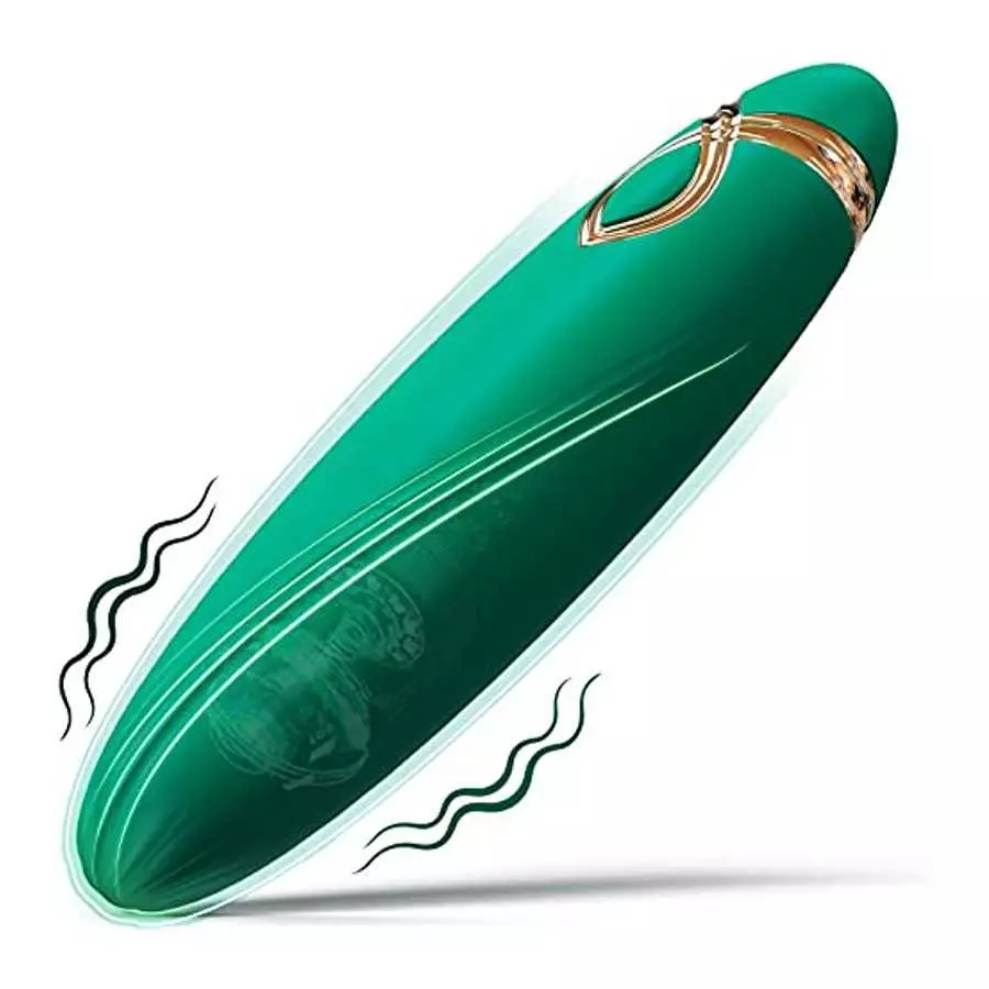 Small Bullet Vibrator for Women, Precise Vagina Clitoris Nipples Stimulation with 10 Modes, Full Silicone Vibrating Finger Massa