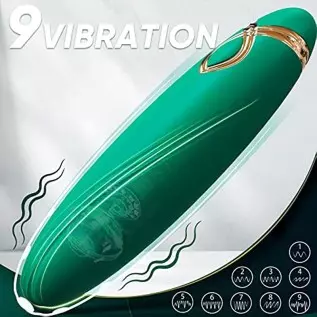 Small Bullet Vibrator for Women, Precise Vagina Clitoris Nipples Stimulation with 10 Modes, Full Silicone Vibrating Finger Massa