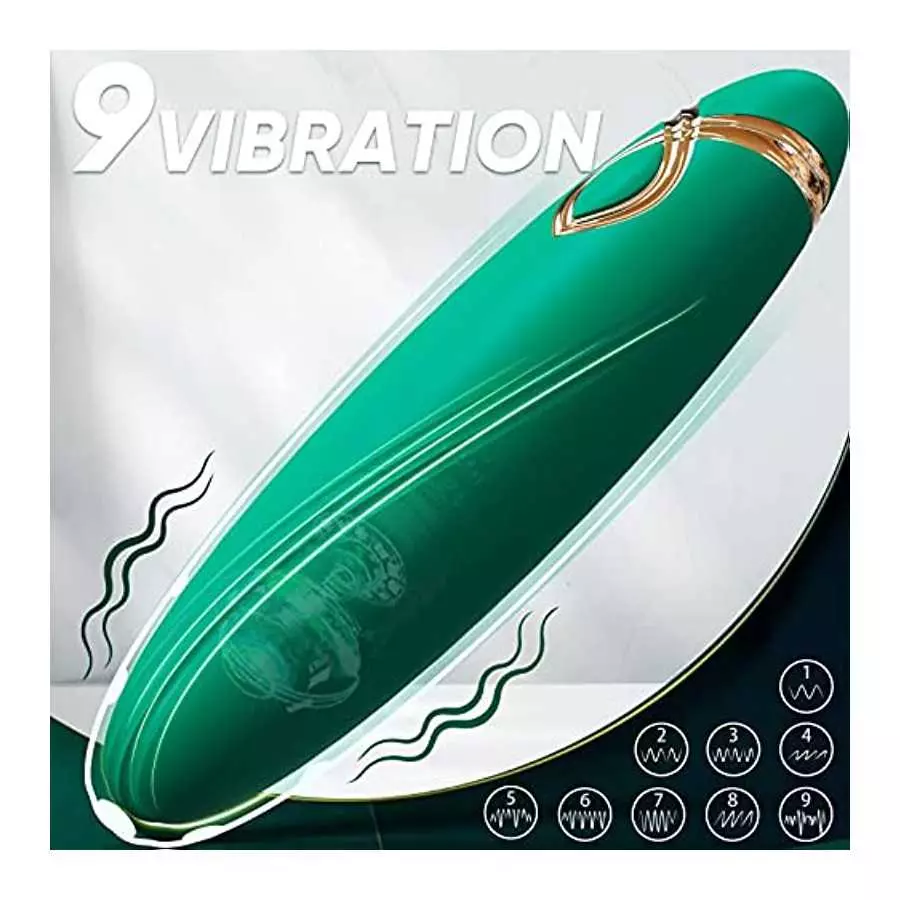 Small Bullet Vibrator for Women, Precise Vagina Clitoris Nipples Stimulation with 10 Modes, Full Silicone Vibrating Finger Massa