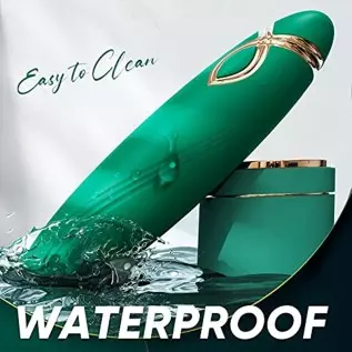 Small Bullet Vibrator for Women, Precise Vagina Clitoris Nipples Stimulation with 10 Modes, Full Silicone Vibrating Finger Massa