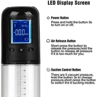 Electric Penis Vacuum Pump, Eupher Penis Enlargement Pump with 6 Suction, Penis Massager with Pocket Pussy Sleeve for Male Mastu