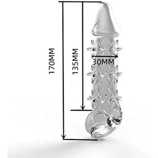 Silicone Penis Sleeves Reusable Cock Enlarger Penis Extender Prolong Erection Sex Toy for Men
