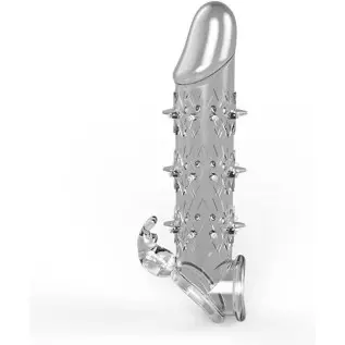 Silicone Penis Sleeves Reusable Cock Enlarger Penis Extender Prolong Erection Sex Toy for Men