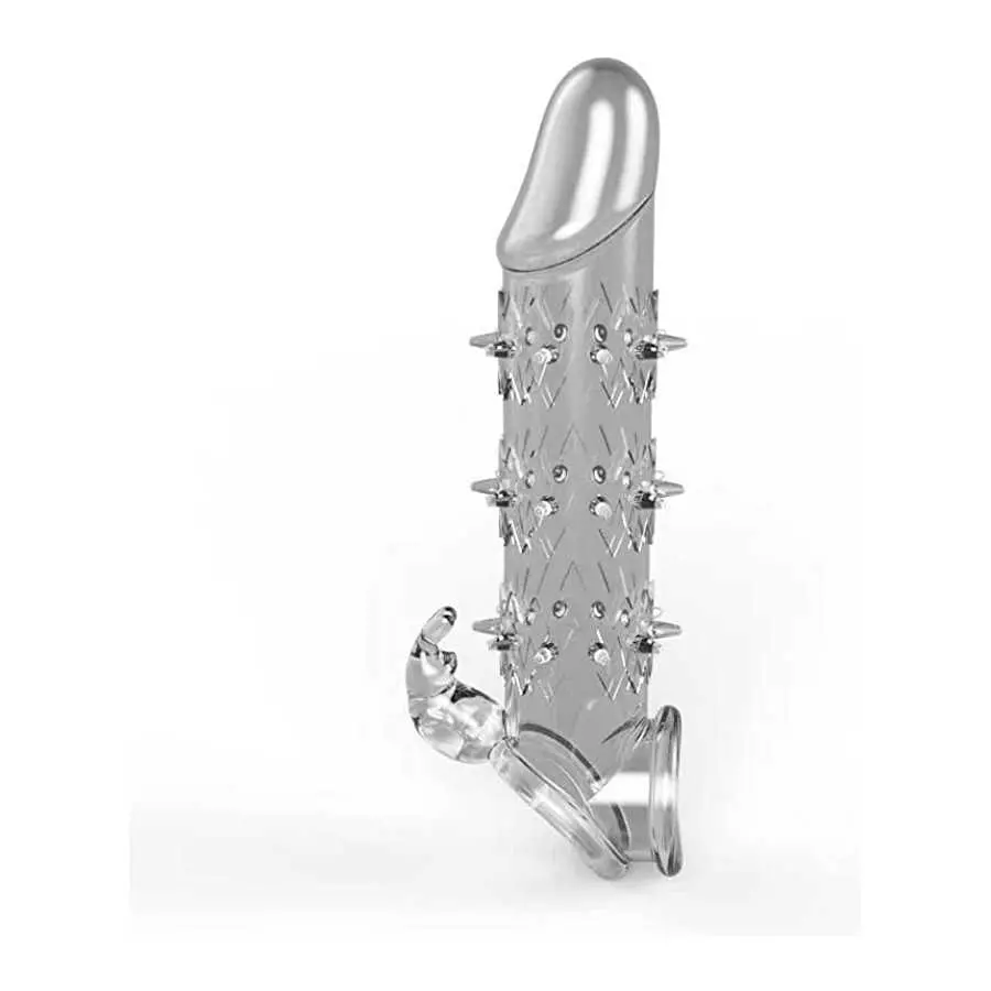 Silicone Penis Sleeves Reusable Cock Enlarger Penis Extender Prolong Erection Sex Toy for Men