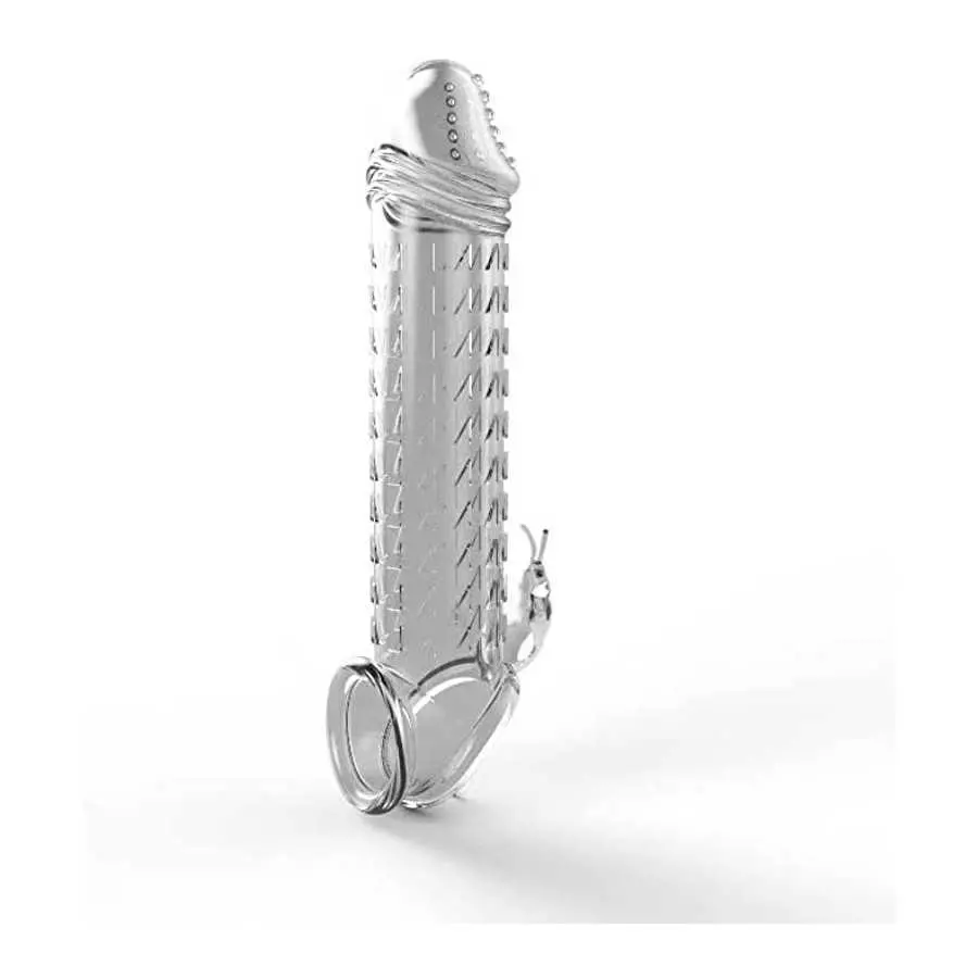 Silicone Penis Sleeves Reusable Cock Enlarger Penis Extender Prolong Erection Sex Toy for Men