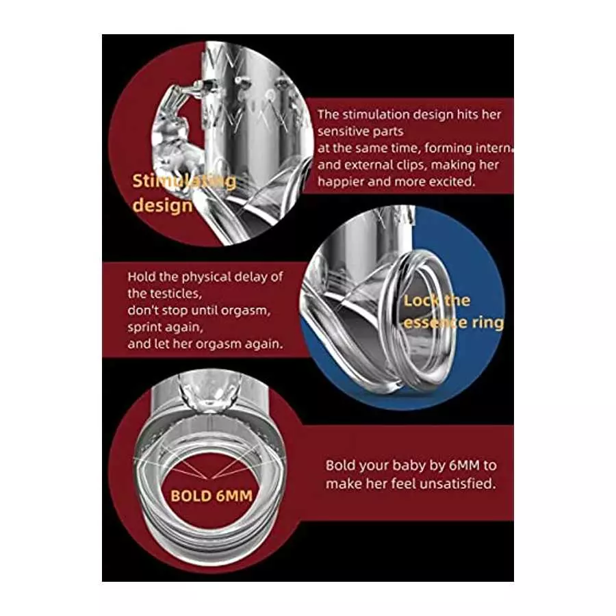 Silicone Penis Sleeves Reusable Cock Enlarger Penis Extender Prolong Erection Sex Toy for Men