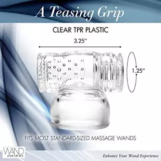 Wand Essentials Hummingbird Masturbator Attachment, Vibrating Massager Attachments for Men and Women, Dual Sided Textured Sensor Wand Essentials Hummingbird Masturbator Attachment, Vibrating Massager Attachments for Men and Women, Dual Sided Textured Sensor