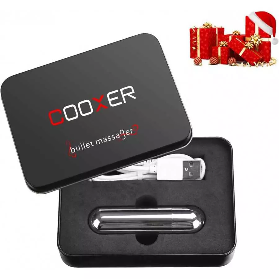 Vibrator Clitoris and G-Spot Nipple Stimulator Vibrate Massager Bullet Vibe Orgasm Vagina Dildo for Travel USB Rechargeable Port