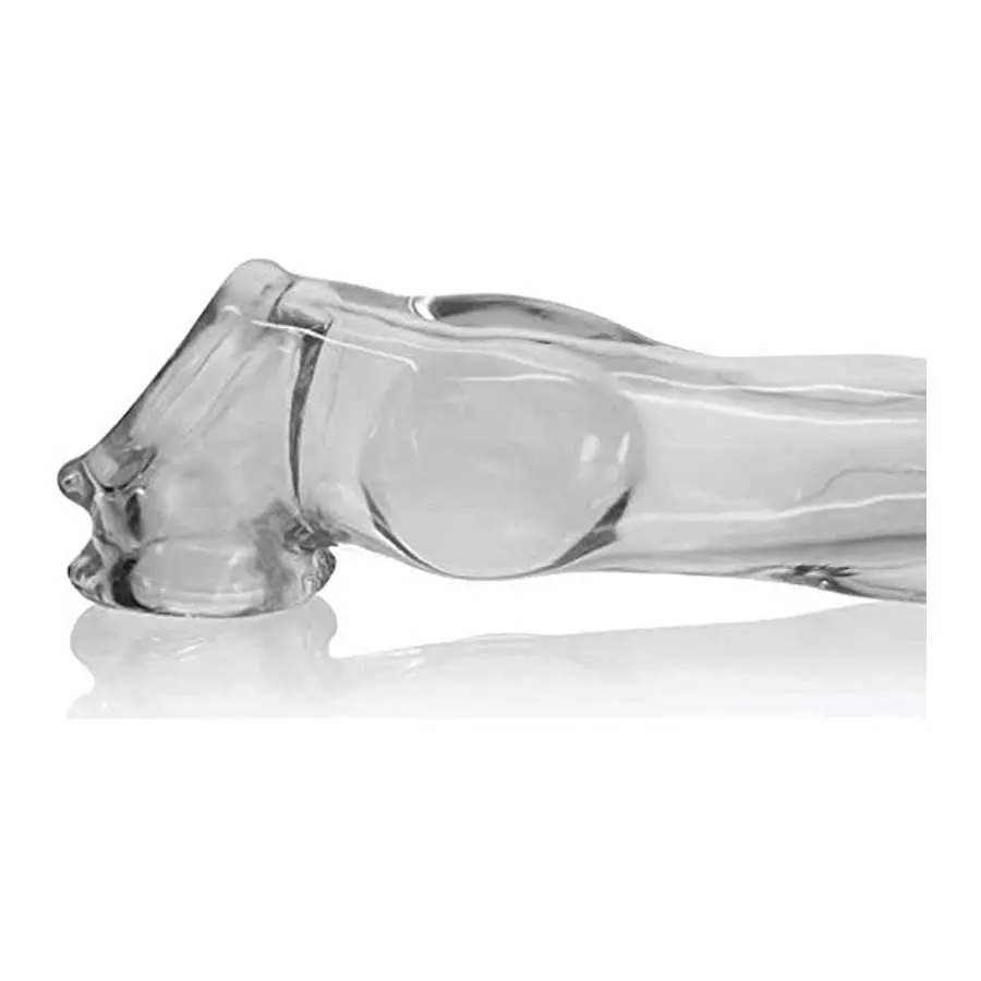 DFGHJKL Mazur Clear Male Rod Extension and Girth Enhancer Sleeve with Bolls Ring Sat1sfaction Store 47446