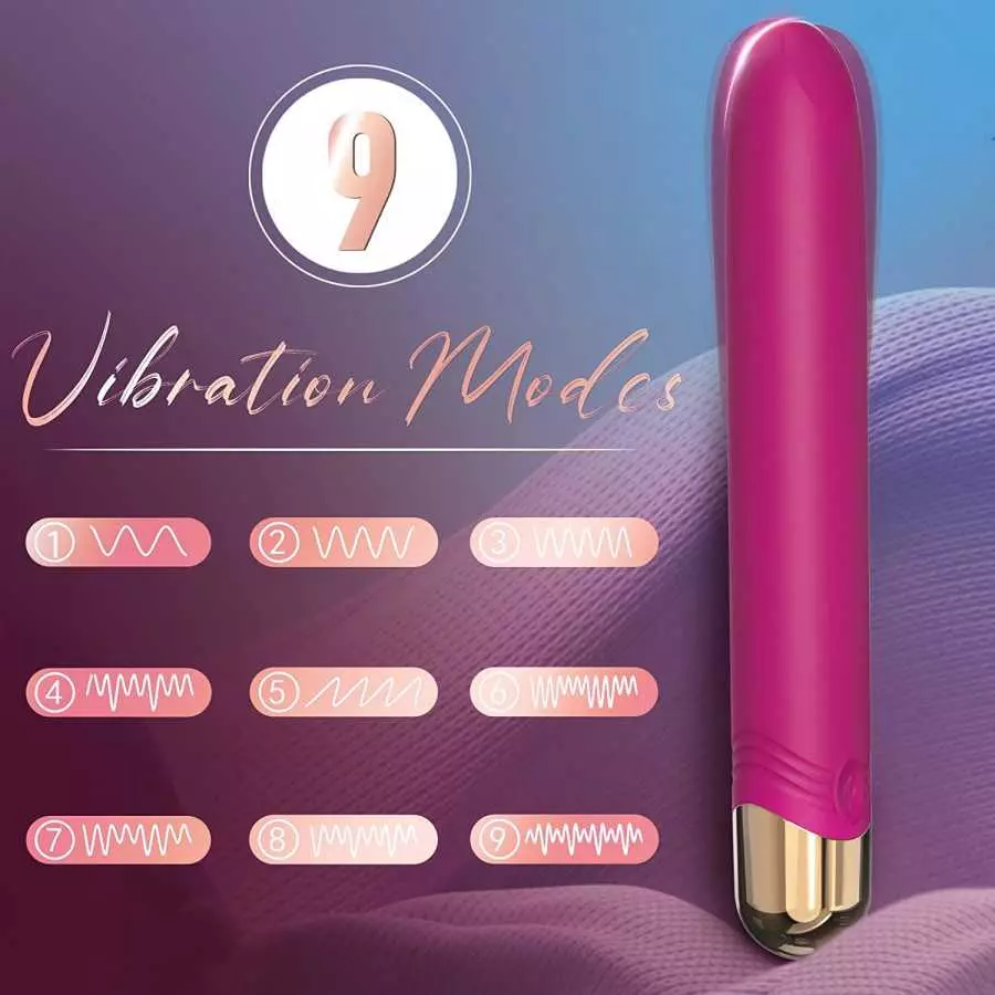 G Spot Bullet Vibrator for Precision Stimulation with 9 Vibrations, Waterproof Adult Toys for Women, Rechargeable G-Spot Stimula