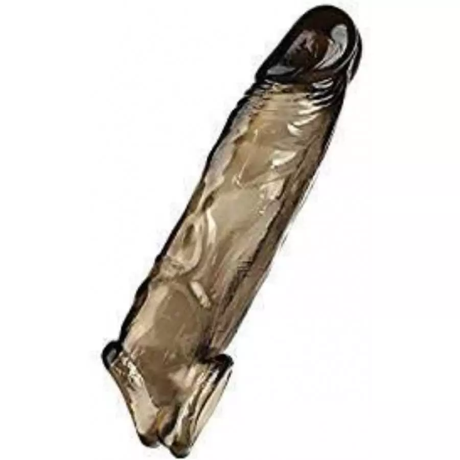 2022 Soft Realistic Sleeve Extender Sheath for Men Male Enhancement Extension Sleeve-Upgrade Design (Transparent-XL F)