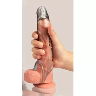 2022 Soft Realistic Sleeve Extender Sheath for Men Male Enhancement Extension Sleeve-Upgrade Design (Transparent-XL F)