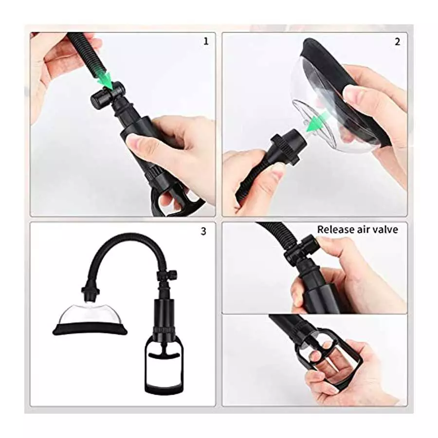 LIVE4COOL Pussy Pump Sexual Enhancers Sex Toys for Women, Vagina Pump Manual Vacuum Clit Pump Increased Sensitivity Powerful Suc