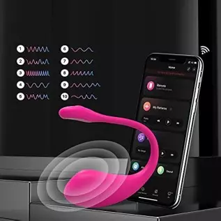 LOVENSE Lush 2 Bullet Vibrator, Mini Vibrator Bullet for Women Vibrating Ball, Powerful & Quiet Wireless Silicone Stimulator, Bl