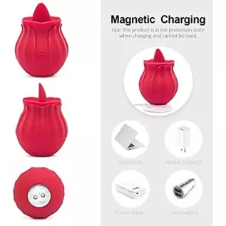 202 The Rose Toy for Women A Gift【Arrive in 3-6 Days】 D (02-Red) 202 The Rose Toy for Women A Gift【Arrive in 3-6 Days】 D (02-Red)